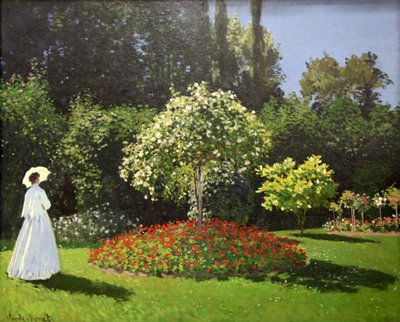 Dame im Garten, 1867 von Claude Monet