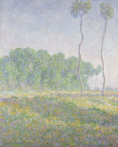 Landschaft im Frühling von Claude Monet