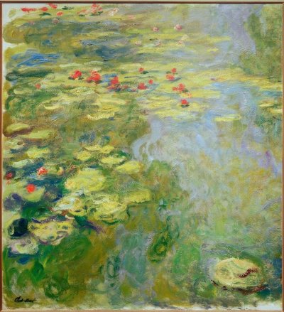 Der Seerosenteich (linker Teil) von Claude Monet