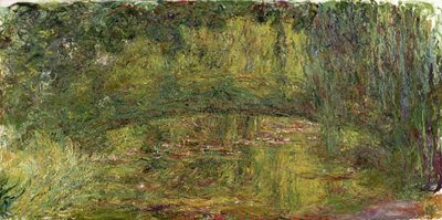 Die japanische Brücke von Claude Monet