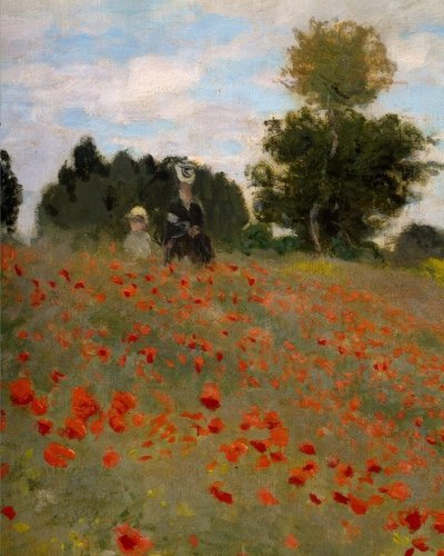 Die Mohnblumen in Argenteuil von Claude Monet