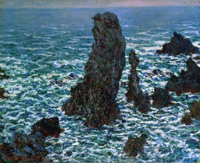 Die Pyramiden bei Port-Coton, Belle-Ile-en-Mer, 1886 von Claude Monet
