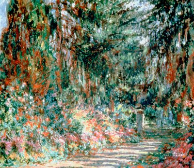 Monets Garten um 1880 von Claude Monet