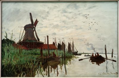 Mühle in Zaandam von Claude Monet