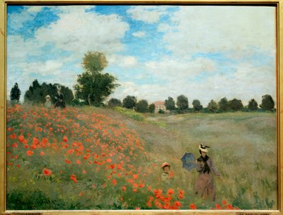 Mohnblumen bei Argenteuil von Claude Monet