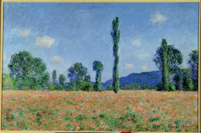 Mohnfeld, 1890 von Claude Monet