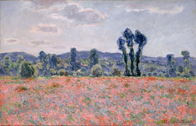 Mohnfeld, ca. 1890 von Claude Monet