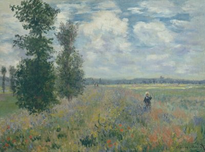 Mohnfelder bei Argenteuil von Claude Monet