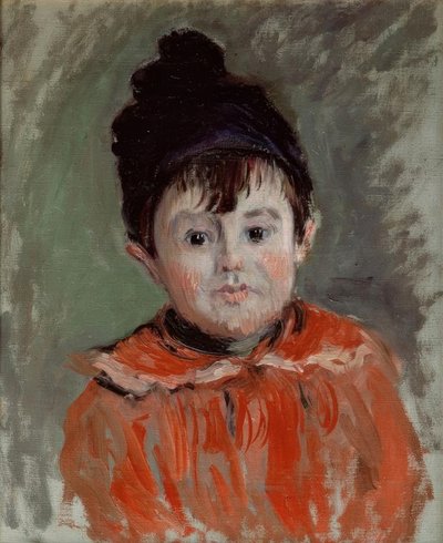 Porträt von Michel mit Bommelmütze von Claude Monet
