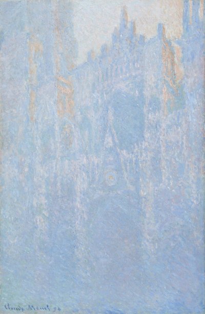 Kathedrale von Rouen, Portal, Morgennebel von Claude Monet