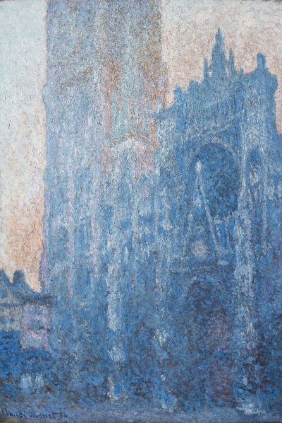 Kathedrale von Rouen, Portal, Morgenlicht von Claude Monet
