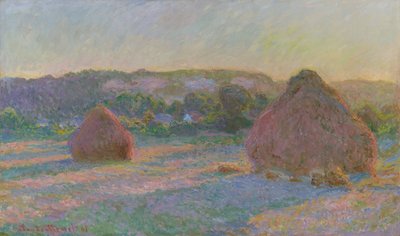 Getreidehaufen (Ende des Sommers) von Claude Monet