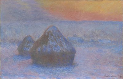 Getreidehaufen von Claude Monet