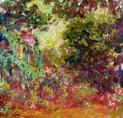 Das Künstlerhaus vom Rosengarten von Claude Monet