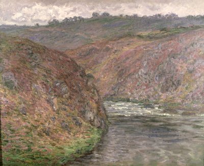 Die Creuse, Dunkles Wetter von Claude Monet