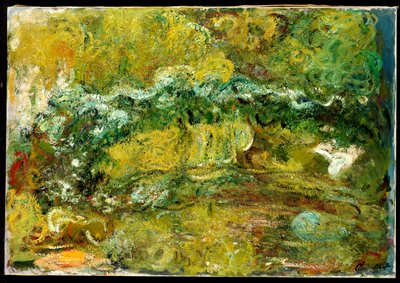 Die japanische Brücke, ca. 1918-24 von Claude Monet