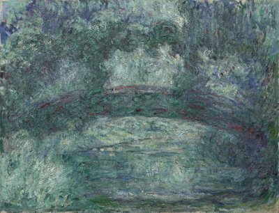 Die japanische Brücke, 1919-1924 von Claude Monet