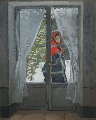 Das rote Halstuch, ca. 1868-73 von Claude Monet