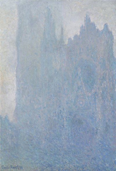 Die Kathedrale von Rouen im Nebel, 1893 von Claude Monet