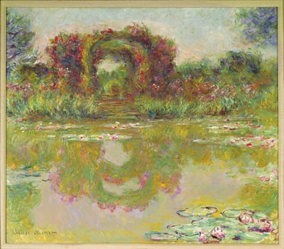 Die Rosenbögen, Giverny von Claude Monet