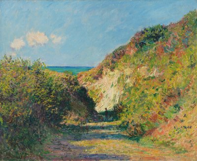 Der versunkene Pfad, 1882 von Claude Monet