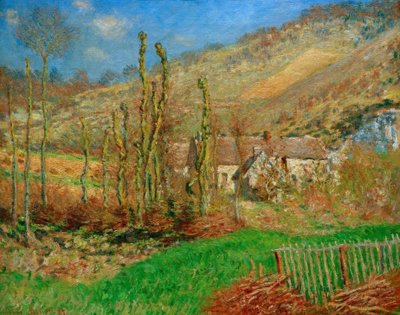 Val de Falaise im Winter von Claude Monet