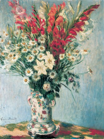 Blumenvase, 1878 von Claude Monet