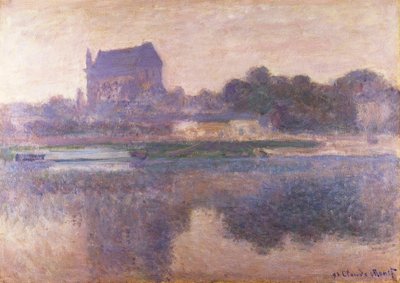Kirche von Vernon im Nebel, 1893 von Claude Monet