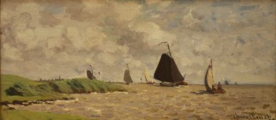 Blick von Voorzan, ca. 1871 von Claude Monet