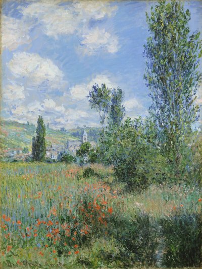 Ansicht von Vetheuil von Claude Monet