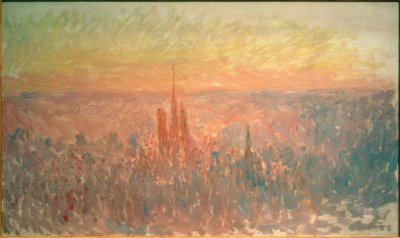 Gesamtansicht von Rouen von Claude Monet