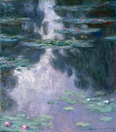 Seerosen (Nympheas) 1907 von Claude Monet