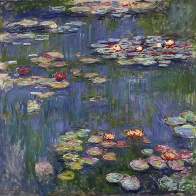 Seerosen, 1916 von Claude Monet