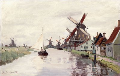 Windmühle in Holland, 1871 von Claude Monet