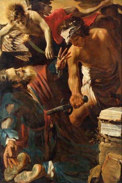 Das Martyrium des heiligen Matthäus, 1617 von Claude Vignon