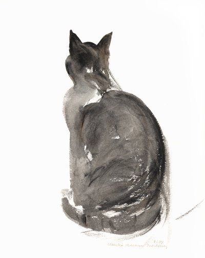 Katze, 1985 von Claudia Hutchins Puechavy
