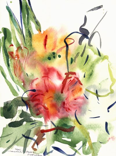 Primeln, 2005 von Claudia Hutchins Puechavy