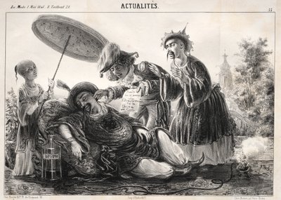 Actualités: --Sagen Sie mal! Sagen Sie mal! Himmlischer Kaiser.... von Clémente Pruche