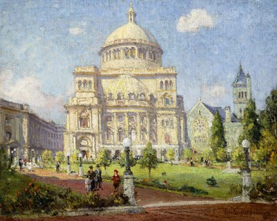 Ein Frühlingstag, Boston von Colin Campbell Cooper