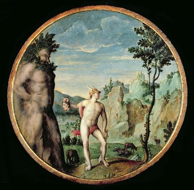Perseus verwandelt Atlas in Stein von Congnet
