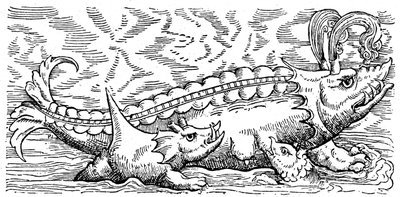 Stillende Wale und Meerschweinchen von Conrad (after) Gesner