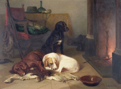 Am Kamin von Conradyn Cunaeus