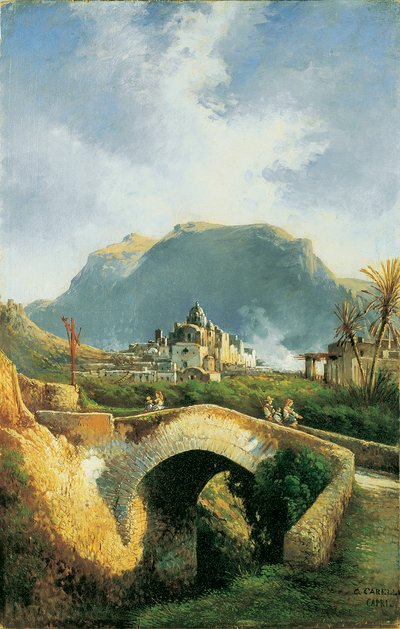 Capri, Ponte di Tiberio von Consalvo Carelli