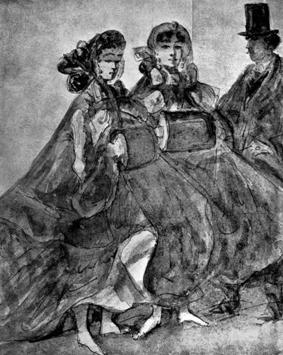 Auf der Straße, 1930 von Constantin Guys