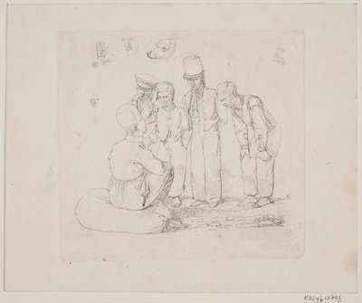Ein russischer Matrose am Zollhof von Constantin Hansen