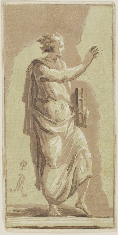 Junger Mann stehend von Conte Antonio Maria Zanetti the Elder