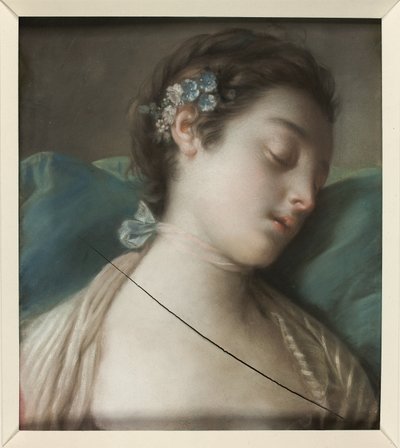 Schlafendes Mädchen von Conte Pietro Antonio Rotari