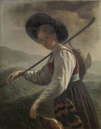 Schweizer Bäuerin von Cornelis Cels