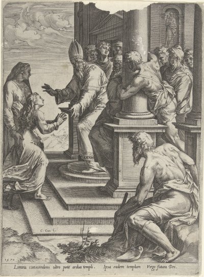 Darstellung Mariens von Cornelis Cort
