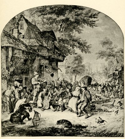 Niederländischer Jahrmarkt von Cornelis Dusart